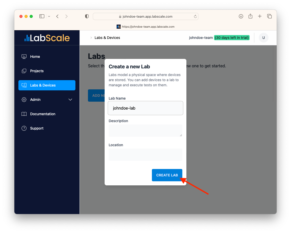 Create Lab
